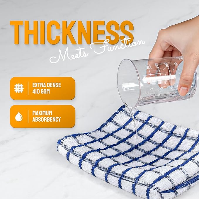 Premium Dish Towels for Kitchen, 8 Pack, 16x26