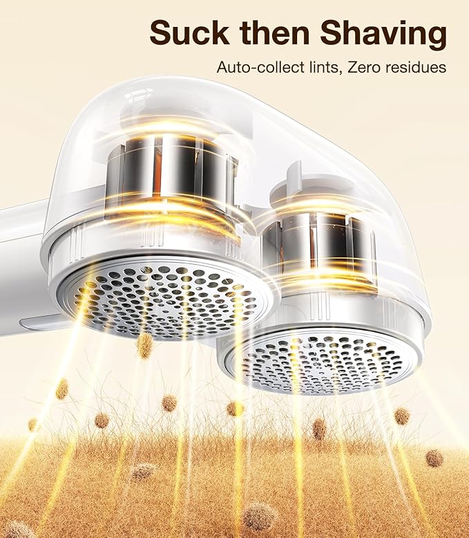 DesertWest Fabric Shaver, 2025 Flagship 3000mah Rechargable Lint Remover