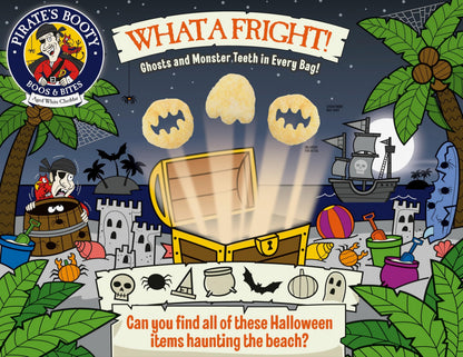 Pirate's Booty Boos & Bites, Trick or Treat Snack Bags, Gluten-Free Snacks, 0.5oz, 16 Count