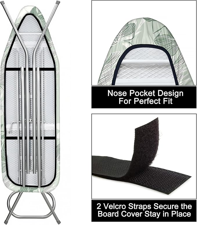 Quick Install Ironing Board Cover 17" x 55" Ironing Board Cover