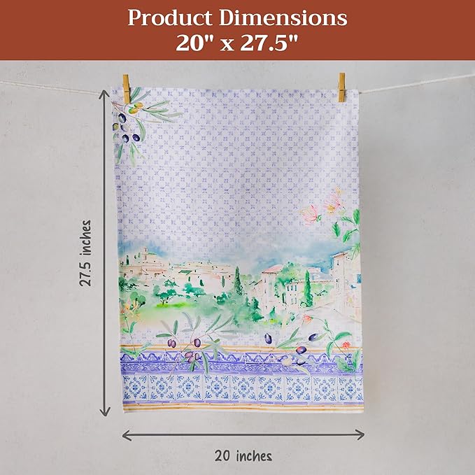 Maison d' Hermine Kitchen Towel 100% Combed Cotton Premium Set of 3