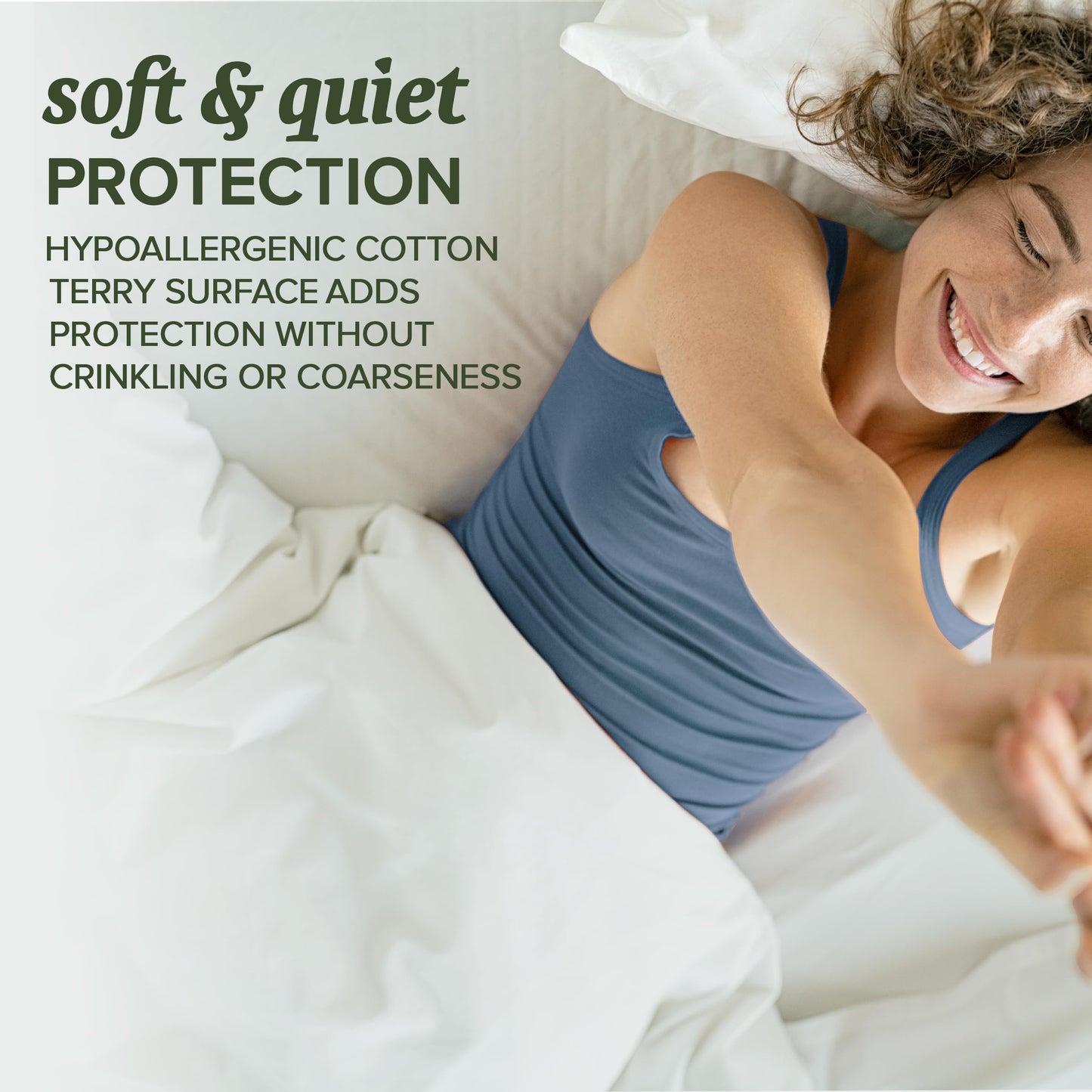 Beckham Hotel Collection Mattress Protector — Hotel-Grade Cotton Blend, Silent Waterproof Protection, Low-Profile Design That Preserves Mattress Feel, Twin