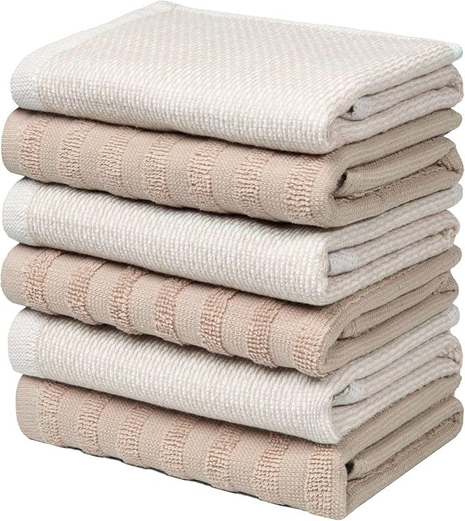 Bumble Premium Dish Cloths 13"x13" | 100% Natural Ring Spun Cotton | 400 GSM |