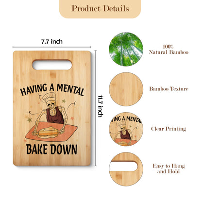 WNAGT Funny Cutting Board Kitchen Decor, Gothic Kitchen Decor, Bamboo Cutting Boards For Kitchen, Decorative Chopping Boards For Kitchen