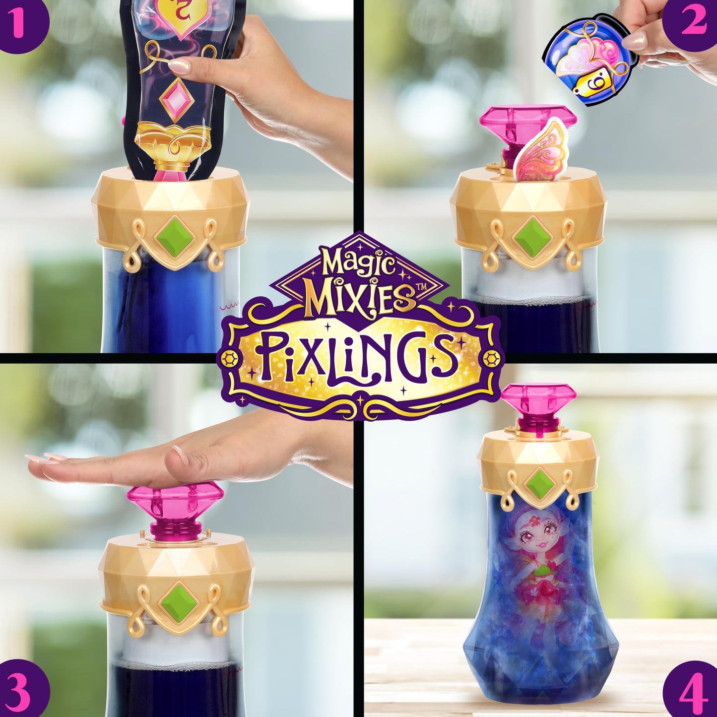 Magic Mixies Pixlings. Create And Mix A Magic Potion That Magically Reveals A Beautiful 6.5" Pixling Doll Inside A Potion Bottle - Who Will You Magically Create
