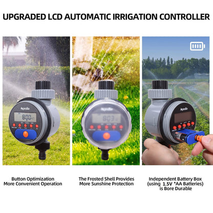 Aqualin Hose Water Tap Timer Garden Irrigation System Controller Watering Computer Waterproof