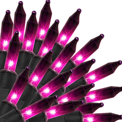 Twinkle Star Purple Halloween Lights, 33FT 150 LED Incandescent Mini String Lights for Outdoor Indoor Patio Home Party Garden Yard Halloween Decor
