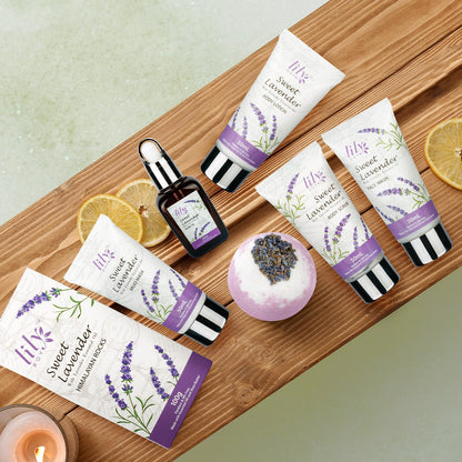 Christmas Gifts Spa Gift Set for Women - 22 Piece Lavender Luxury Bath & Body Basket with Bath Bomb, Lotion & Shower Gel | Bath Gift Set for Birthday Gifts, Mothers Day Gifts
