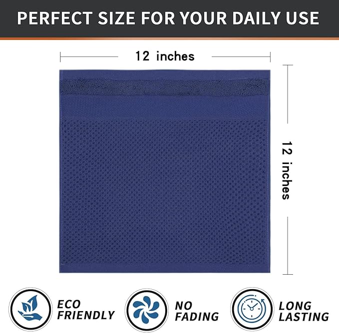 Homaxy 100% Cotton Waffle Weave Kitchen Towels, 13 x 28 Inches Super Absorbent
