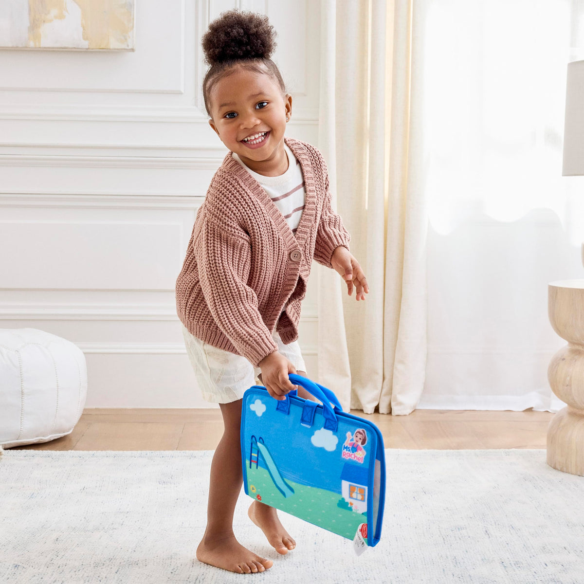 Melissa & Doug® Ms. Rachel™ What to Wear Felt Activity Board Take-Along Preschool Learning Toy for Boys and Girls - FSC Certified