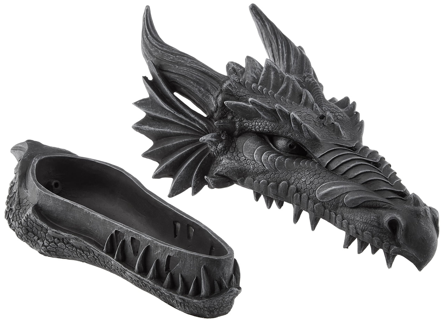 Design Toscano Stryker the Smoking Dragon Sculptural Incense Box