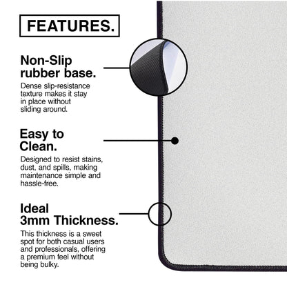 MPCO. Original Large Gaming Desk Mat – 36" x 17" Aeroglyde Manga Motors Miros-Honda Full Desk Mouse Pad for Smooth Precision – Non-Slip, Washable Extra-Large PC Mouse Pad for Gaming Sessions