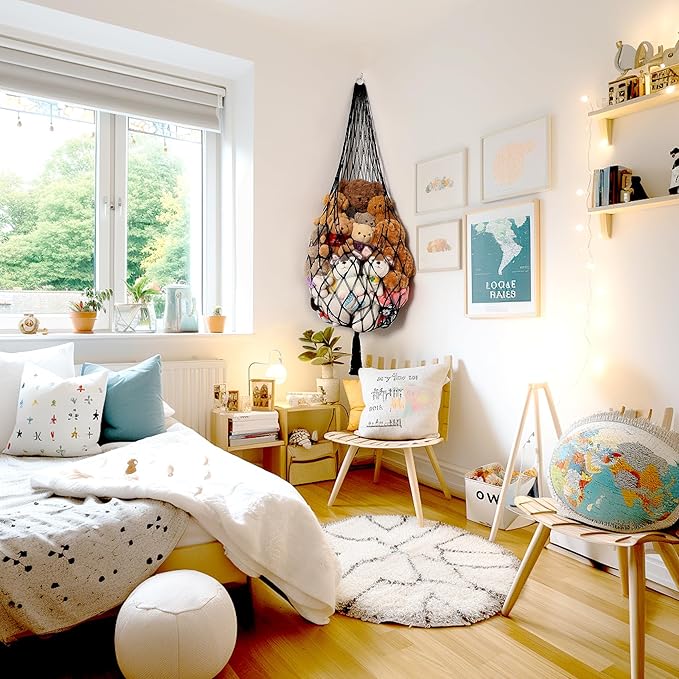 Stuffed Animal Hammock Corner Hanging Net