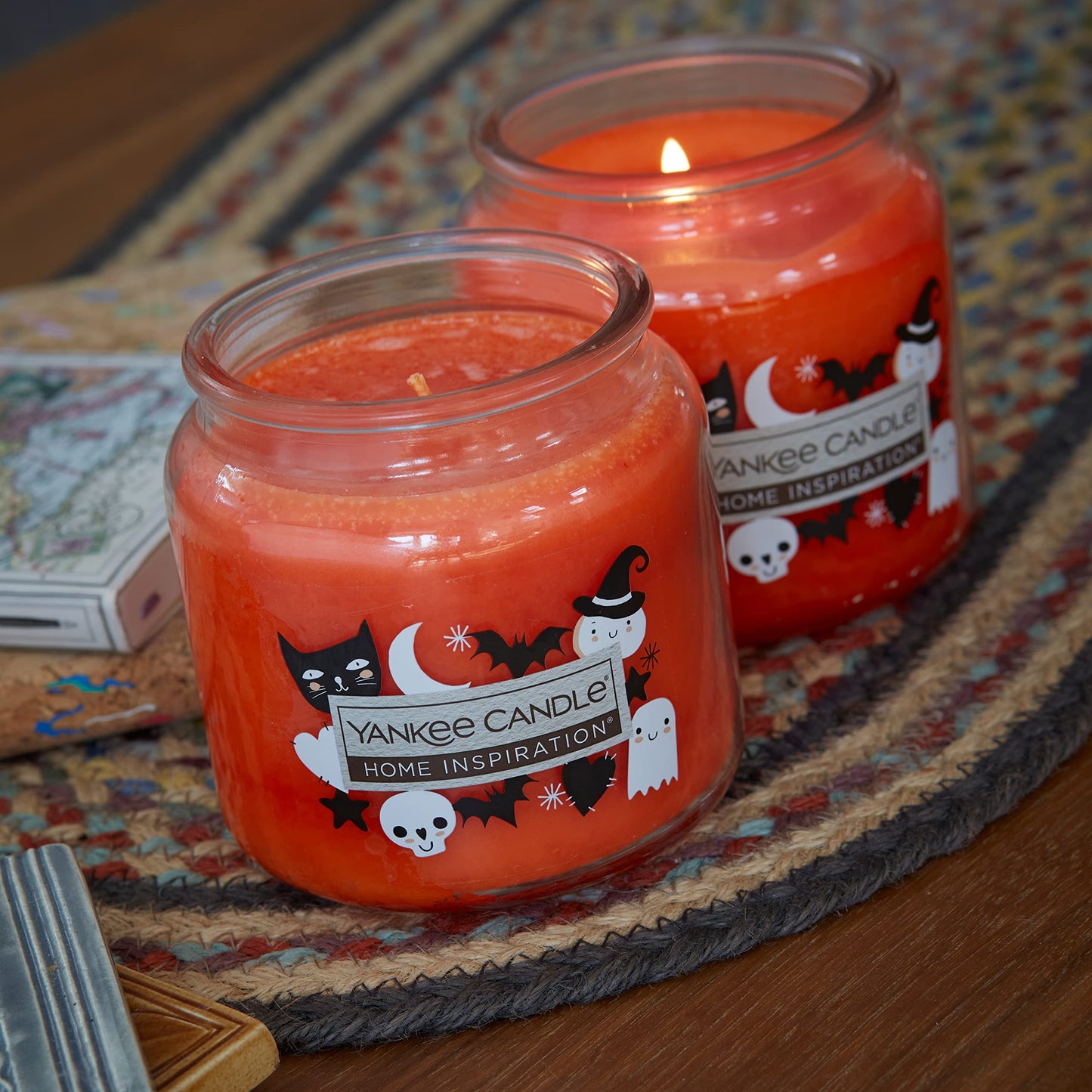 Yankee Candle Scented Candle | Home Inspiration | Seasonal Perfect Pumpkin | Medium Jar Candle | Up to 75 Hours Burn Time