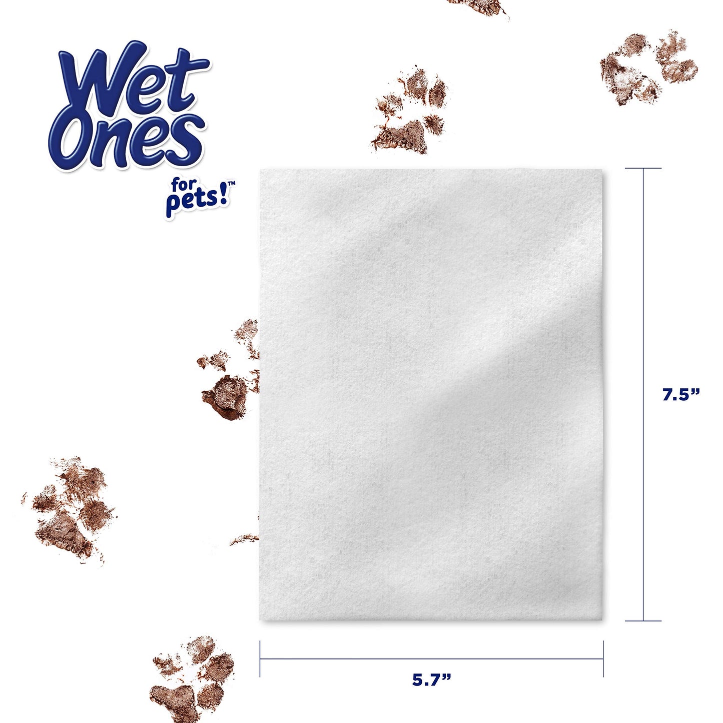 Wet Ones for Pets Hypoallergenic Multipurpose Dog Wipes with Vitamins A, C and E - Fragrance-Free All-Over Pet Grooming Wipes for Dogs in Canister, 50 Count
