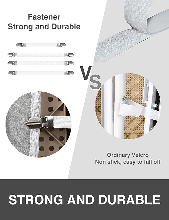 Ironing Board Cover and Pad 15"x54" Extra Thick Natural Cotton, Scorch and