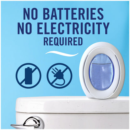 Febreze Bathroom Air Freshener, Odour Fighter, White Jasmine, 8 Items, Bathrooms Freshener & Odour Eliminator