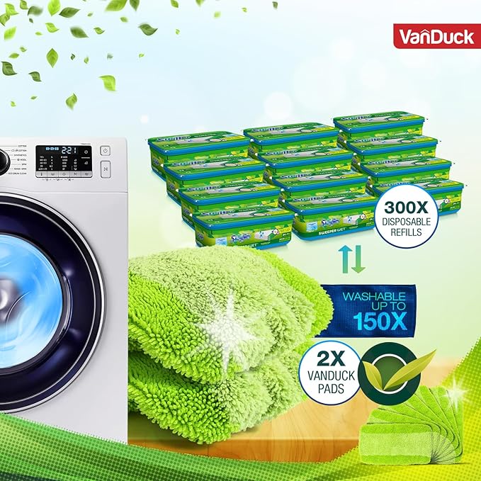 VanDuck Reusable Mop Pads Compatible