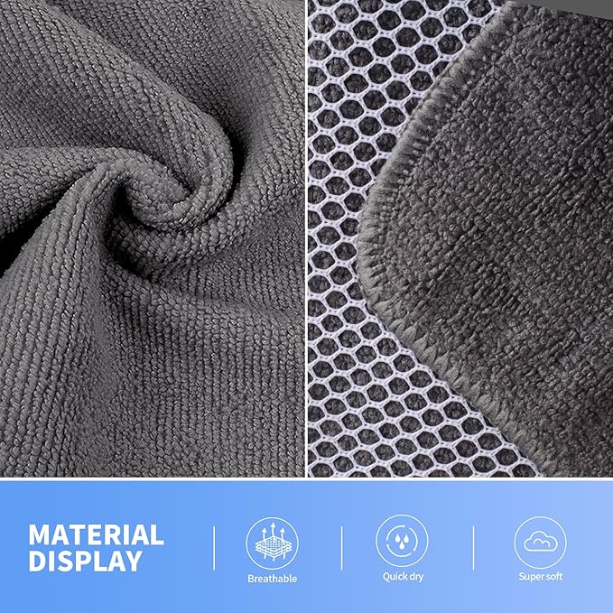 KinHwa Kitchen Washcloths for Dishes Absorbent Microfiber Dish Cloths Dish