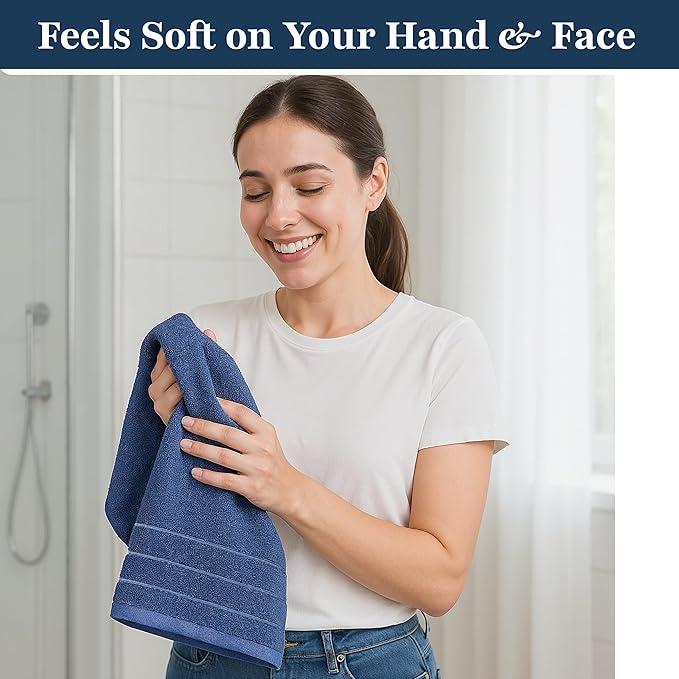 LANE LINEN Bath Hand Towels for Bathroom