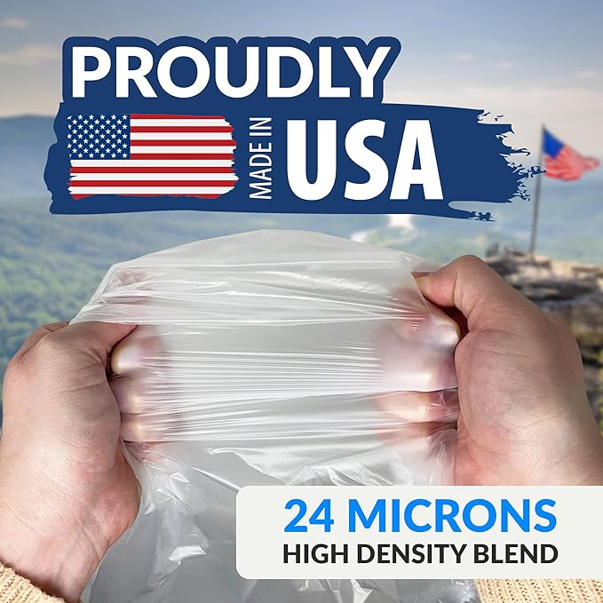 Reli. 95 Trash Bags Heavy Duty | 68 Trash Bags | Super Sizeable