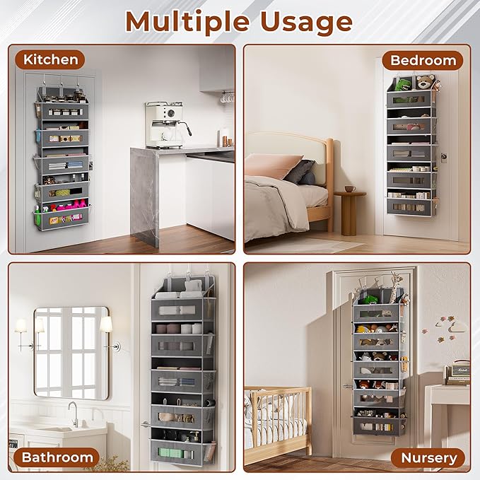 5-Tier Over The Door Storage Organizer