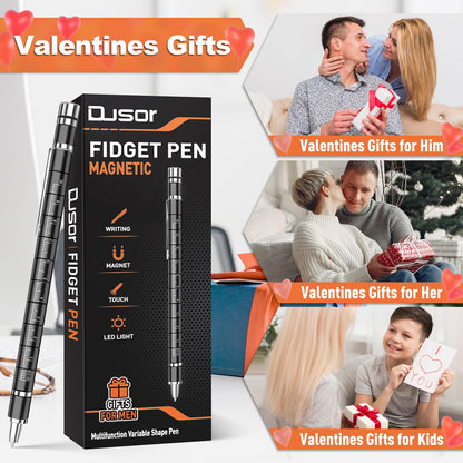 Dusor Gifts for Men, Magnetic Fidget Pen, Birthday Gifts for Men Women, Stocking Fillers for Men Kids, Mens Gifts for Christmas, Secret Santa Gifts, Dad Gifts for Him, Gifts for Teenage Girls Boys