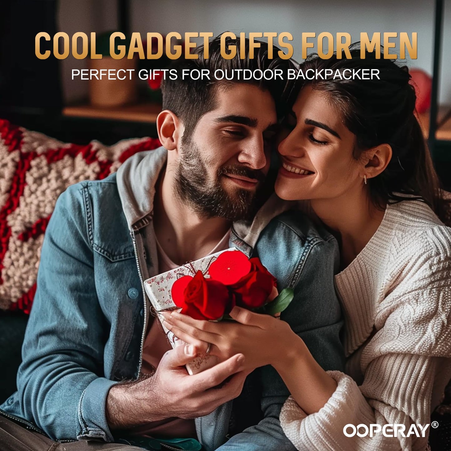 OOPERAY Gifts for Him Valentines Day Men Husband, Valentines Anniversary Birthday Gifts for Him, Mens Tool Gift, EDC Keychain Gift for Boyfriend, Valentine for Husband from Wife