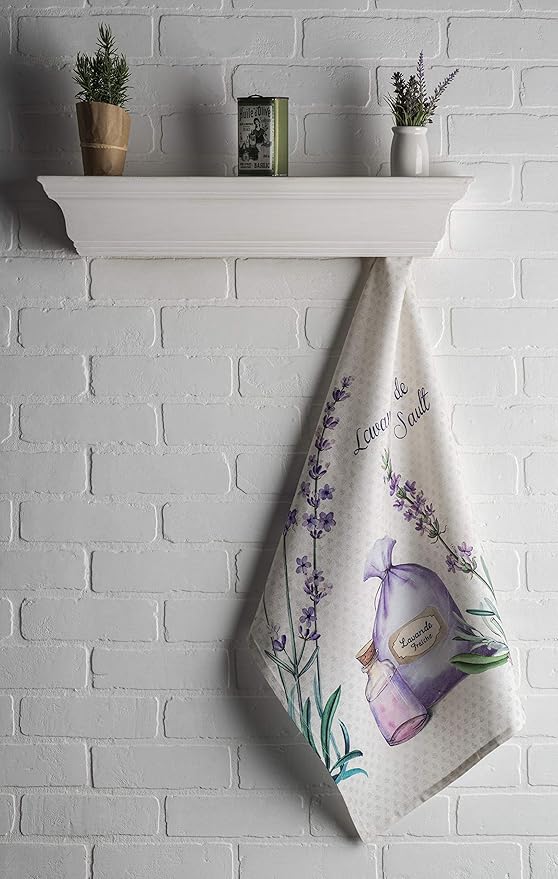 Maison d' Hermine Kitchen Towels Set of 3 100% Cotton 20" x 27.5" Reusable