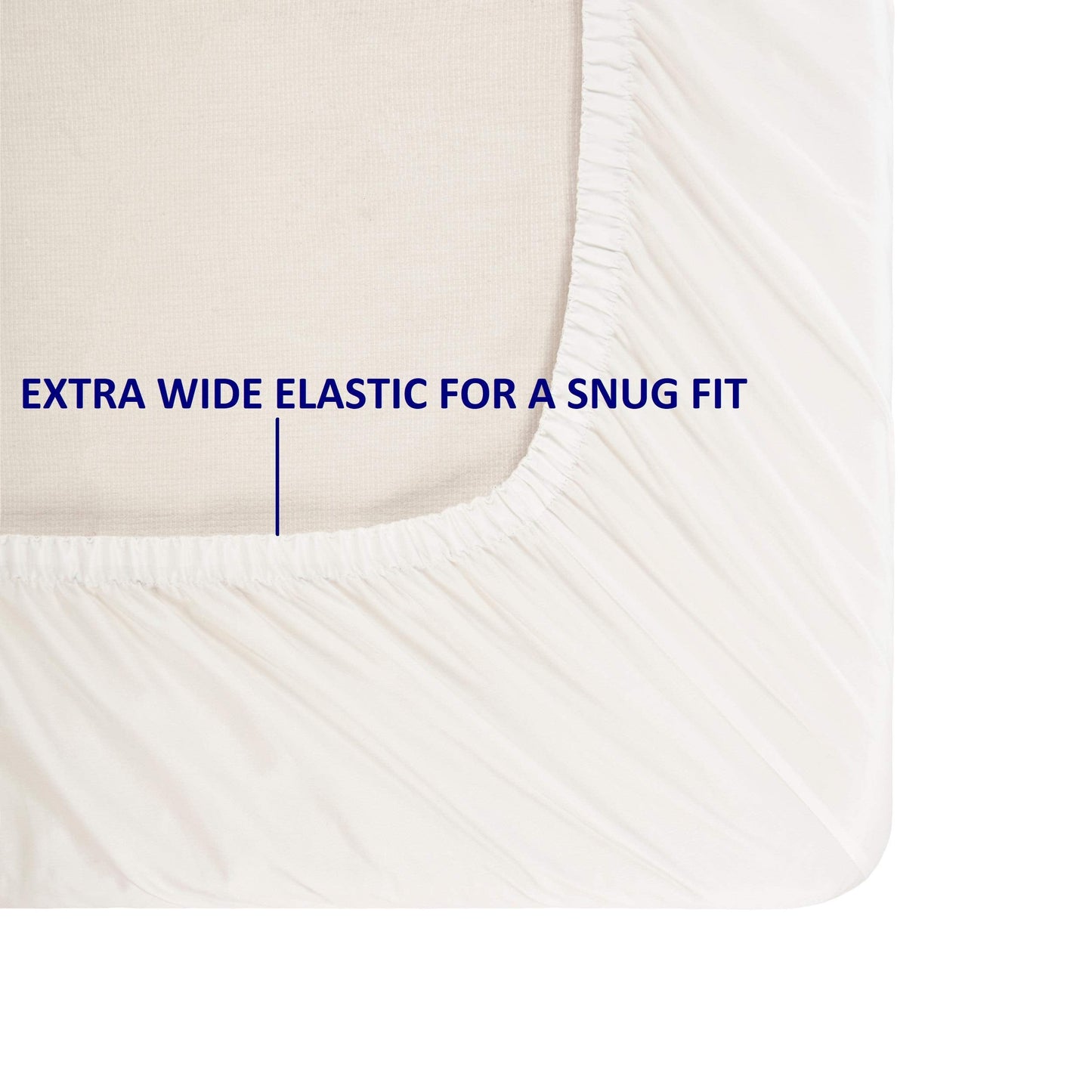 Nautica - King Sheets, Cotton Sateen Bedding, 400 Thread Count, Silky Smooth & Wrinkle Resistant (Regatta White, King)