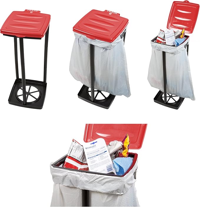 Portable Trash Bag Holder – Collapsible 13-Gallon Garbage Bin