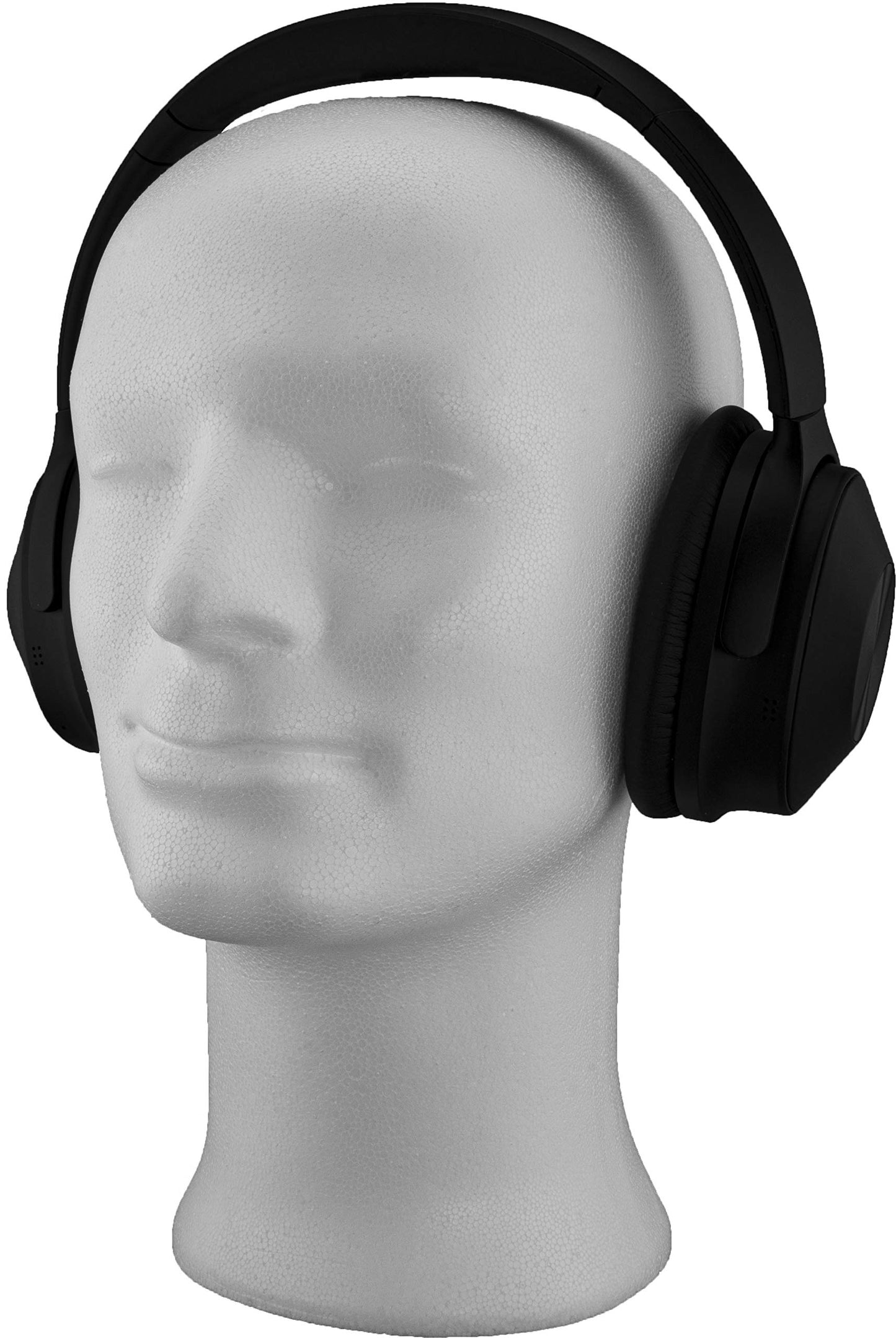 MCE-Commerce Polystyrene Head Man, Height 300 mm, (PS), White, 300 x 210 x 170 mm