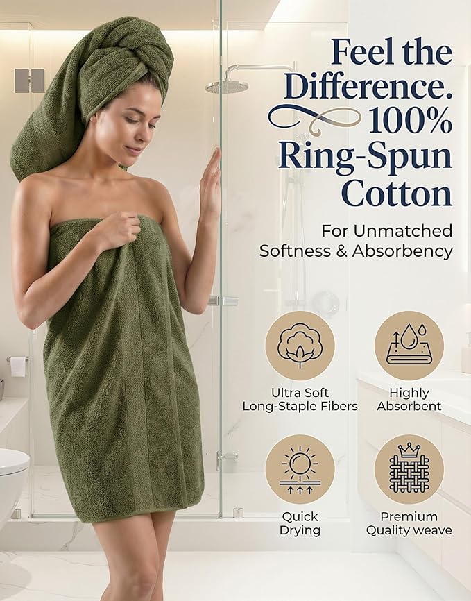 LANE LINEN Cotton Towels for Bathroom