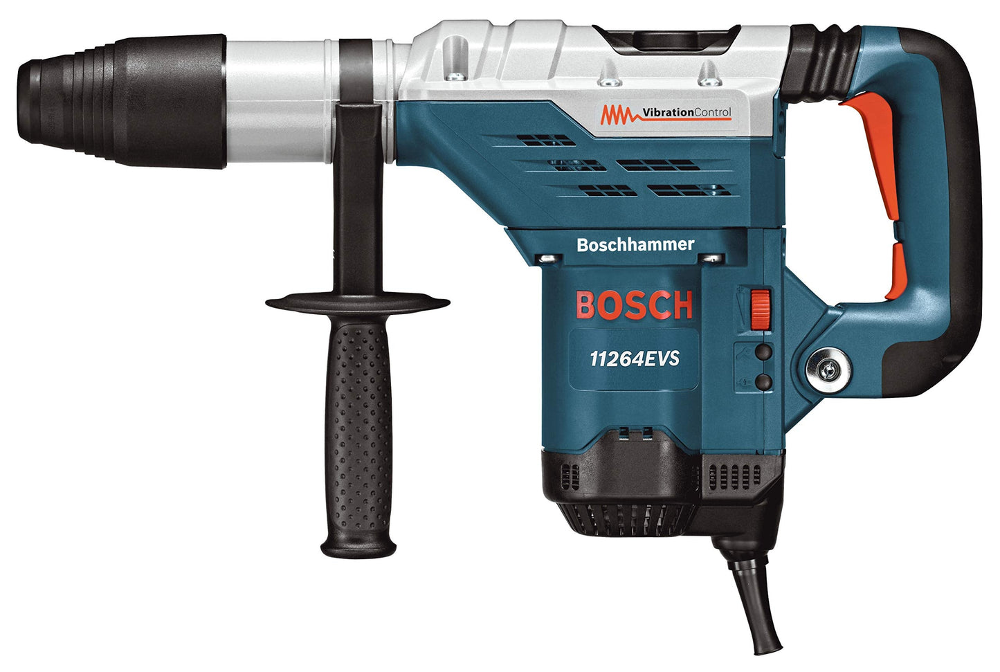 BOSCH 11264EVS 1-5/8 SDS-Max Combination Hammer with BOSCH HS1922 4-1/2 In. x 17 In. Clay Spade SDS-Max Hammer Steel