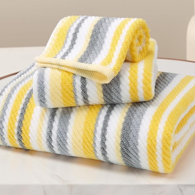 Bath Towels with Hanging Loops, Quick Dry, Absorb & Lightweight, 1 Bath 28"x52"