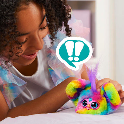 Furby Furblets - Series 1 Collectible - Ray-Vee Mini Electronic Plush Toy with Sounds for Kids, Interactive Talking Collectible, Soft to the Touch