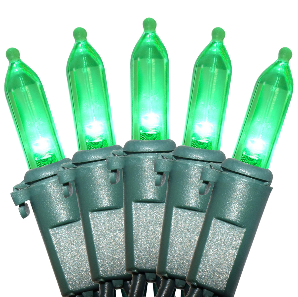 Holiday Essence 100 LED Green St Patrick's Day Christmas String Lights, 26.9 Ft Green Wire String Lights for Indoor and Outdoor Decorative Use Patio and Tree Décor UL Certified