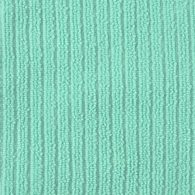 DII Cleaning Collection Multi-Purpose Microfiber, Aqua Chevron, Dishtowel Set