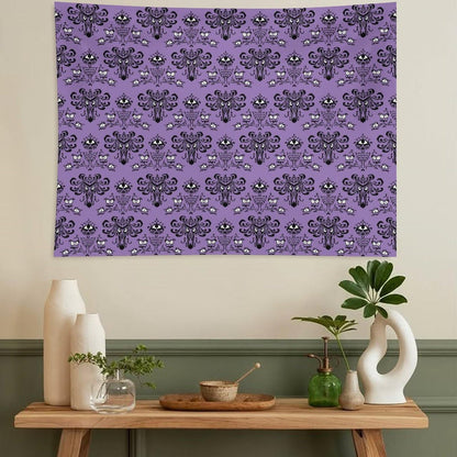 ZhiRain Halloween Tapestry Wall Hanging Horror Spooky Drapes Haunted House Mansion Tapestries Home Decor for Living Room Bedroom Apartment Farmhouse Dorm 30"x40"