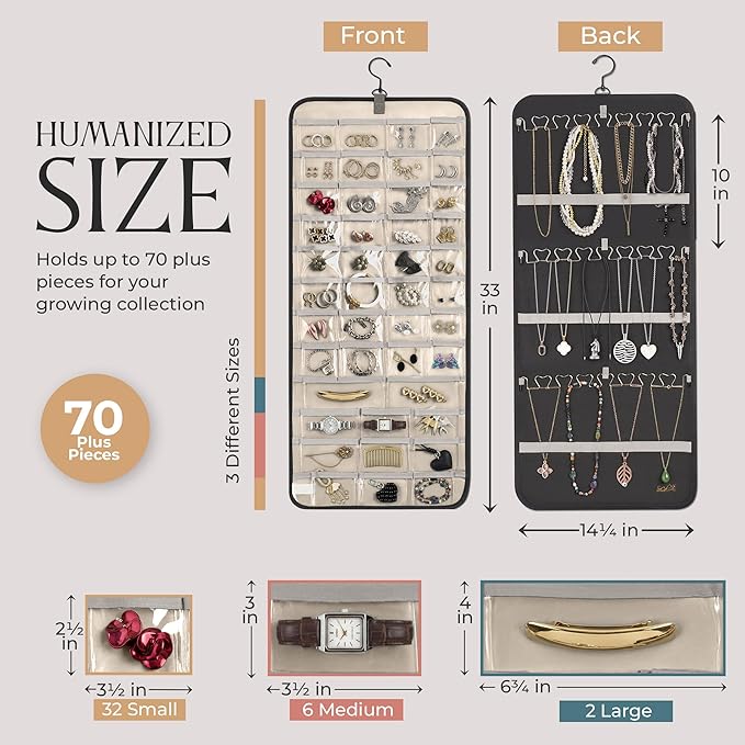 Hanging Jewelry Organizer Storage