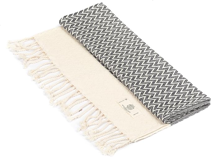 Madamelique Exclusive Hand Towels Set of 2-18 x 40 Inches