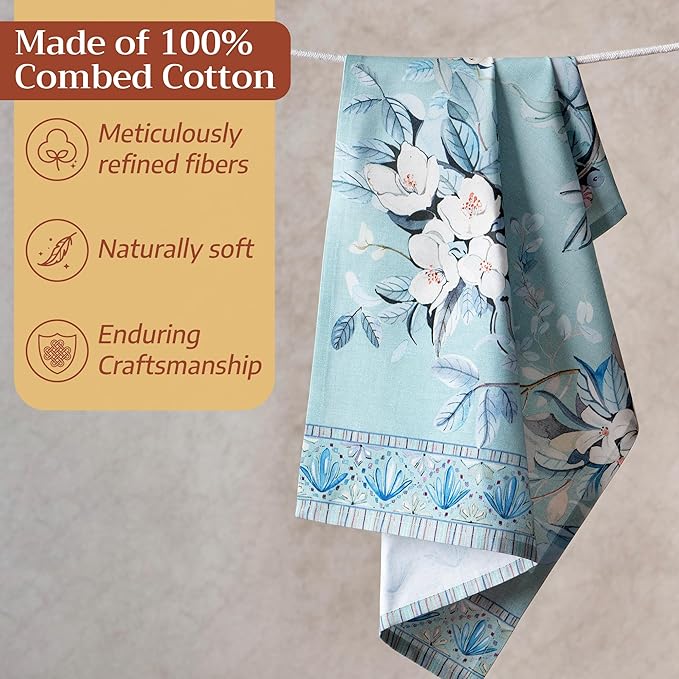 Maison d' Hermine Kitchen Towel 100% Combed Cotton Premium Set of 3