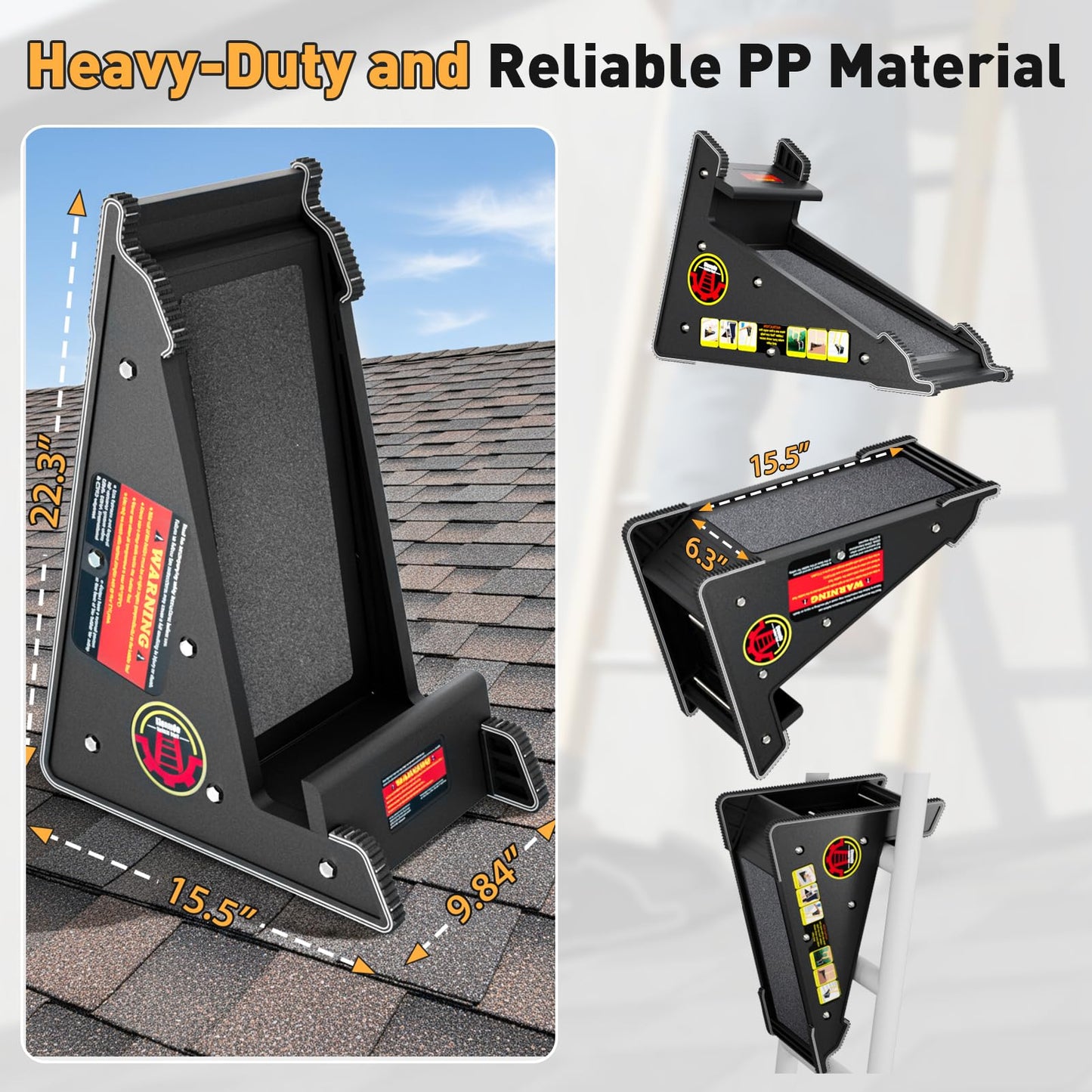 Ladder Leveler,Roof Leveler Tool, Ladder Stabilizer,Roof Leveling Tool,Stable Platform for Uneven Surface