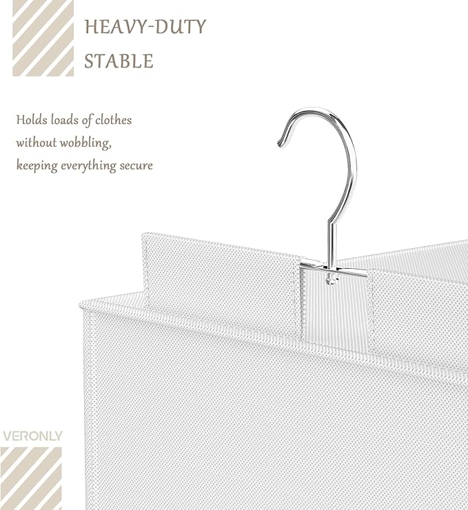 VERONLY Hanging Closet Organizer and Storage
