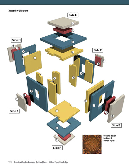Creating Wooden Boxes on the Scroll Saw: Patterns and Instructions for Jewelry, Music, and Other Keepsake Boxes (Fox Chapel Publishing) 25 Fun Projects from Scroll Saw Woodworking & Crafts Magazine