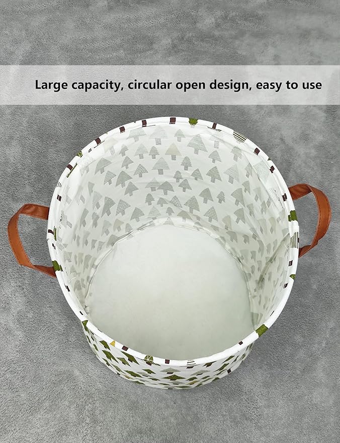 QUEENLALA Large Storage Basket, Laundry Hamper/Bathroom/Home Decor/Collapsible