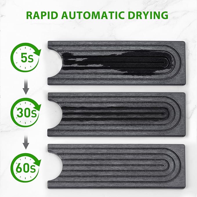 Cisily Diatomite Faucet Mat for Kitchen Sink Protectors