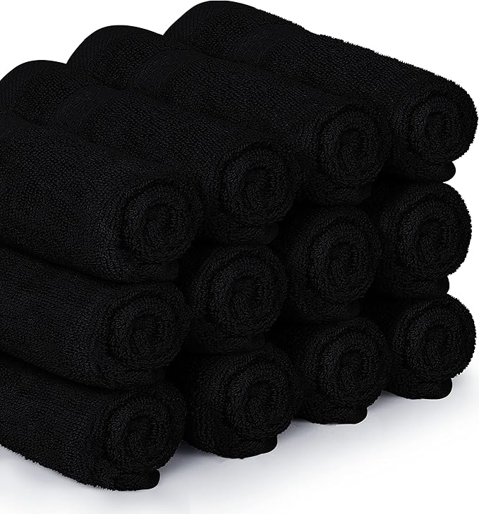 Utopia Towels 12 Pack Premium Wash Cloths Set, 12 by 12 Inches, 100% Cotton