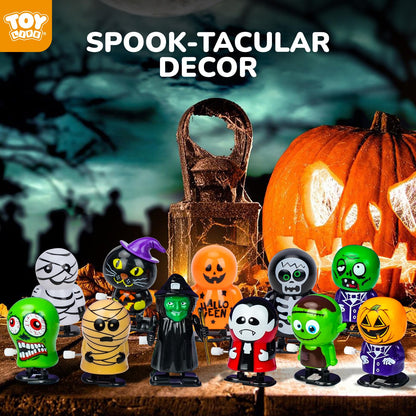TOY Life 13 Pcs Halloween Wind Up Toys Halloween Party Favors for Kids Toddler Halloween Bulk Toys for Treat Bags Halloween Goodies Bag Stuffers Fillers Halloween Treats Toys for Kids Boys Girls