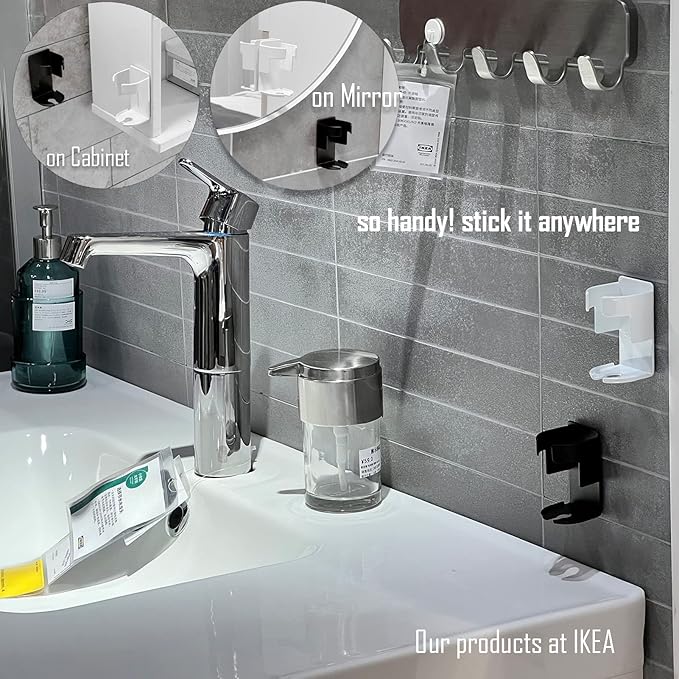 2 Pack Metal Electric Toothbrush Holder